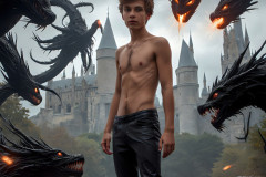 Shirtless Boys of Hogwarts,House Slytherin,School of Witchcraft and Wizardry,Harry Potter