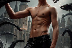 Shirtless Boys of Hogwarts,House Slytherin,School of Witchcraft and Wizardry,Harry Potter