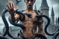 Shirtless Boys of Hogwarts,House Slytherin,School of Witchcraft and Wizardry,Harry Potter