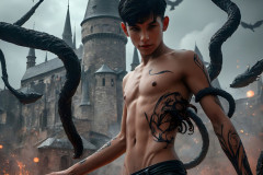 Shirtless Boys of Hogwarts,House Slytherin,School of Witchcraft and Wizardry,Harry Potter