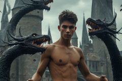 Shirtless Boys of Hogwarts,House Slytherin,School of Witchcraft and Wizardry,Harry Potter