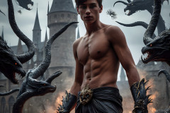 Shirtless Boys of Hogwarts,House Slytherin,School of Witchcraft and Wizardry,Harry Potter