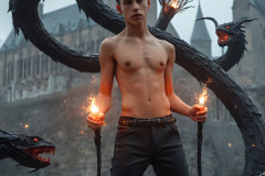 Shirtless Boys of Hogwarts,House Slytherin,School of Witchcraft and Wizardry,Harry Potter