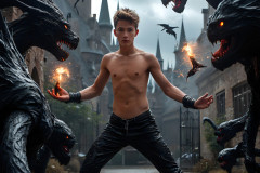 Shirtless Boys of Hogwarts,House Slytherin,School of Witchcraft and Wizardry,Harry Potter