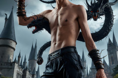 Shirtless Boys of Hogwarts,House Slytherin,School of Witchcraft and Wizardry,Harry Potter