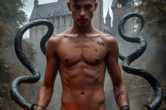 Shirtless Boys of Hogwarts,House Slytherin,School of Witchcraft and Wizardry,Harry Potter