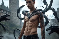 Shirtless Boys of Hogwarts,House Slytherin,School of Witchcraft and Wizardry,Harry Potter