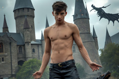 Shirtless Boys of Hogwarts,House Slytherin,School of Witchcraft and Wizardry,Harry Potter