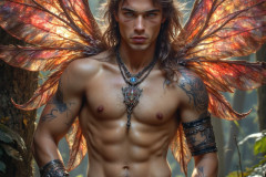Brought to life through AI,Capturing the Pristine and Elusive Male Fairy.