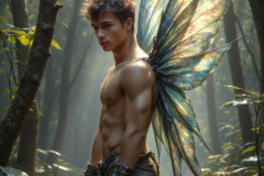 Brought to life through AI,Capturing the Pristine and Elusive Male Fairy.