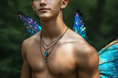 Brought to life through AI,Capturing the Pristine and Elusive Male Fairy.
