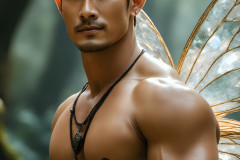Brought to life through AI,Capturing the Pristine and Elusive Male Fairy.