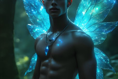 Brought to life through AI,Capturing the Pristine and Elusive Male Fairy.