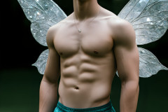 Brought to life through AI,Capturing the Pristine and Elusive Male Fairy.