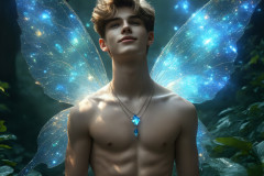 Brought to life through AI,Capturing the Pristine and Elusive Male Fairy.
