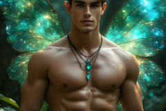 Brought to life through AI,Capturing the Pristine and Elusive Male Fairy.