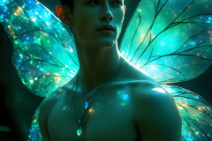 Brought to life through AI,Capturing the Pristine and Elusive Male Fairy.