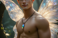 Brought to life through AI,Capturing the Pristine and Elusive Male Fairy.