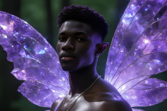 Brought to life through AI,Capturing the Pristine and Elusive Male Fairy.