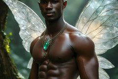 Brought to life through AI,Capturing the Pristine and Elusive Male Fairy.