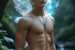 Brought to life through AI,Capturing the Pristine and Elusive Male Fairy.