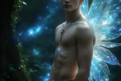 Brought to life through AI,Capturing the Pristine and Elusive Male Fairy.