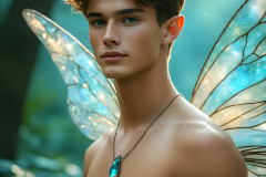 Brought to life through AI,Capturing the Pristine and Elusive Male Fairy.