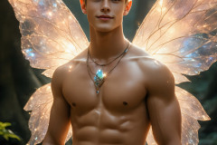 Brought to life through AI,Capturing the Pristine and Elusive Male Fairy.