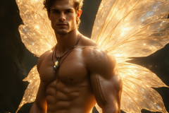 Brought to life through AI,Capturing the Pristine and Elusive Male Fairy.