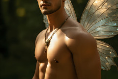 Brought to life through AI,Capturing the Pristine and Elusive Male Fairy.