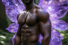 Brought to life through AI,Capturing the Pristine and Elusive Male Fairy.