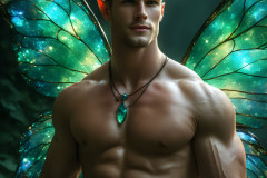 Brought to life through AI,Capturing the Pristine and Elusive Male Fairy.