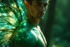 Brought to life through AI,Capturing the Pristine and Elusive Male Fairy.