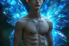 Brought to life through AI,Capturing the Pristine and Elusive Male Fairy.