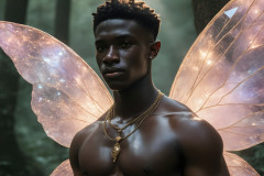 Brought to life through AI,Capturing the Pristine and Elusive Male Fairy.