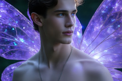 Brought to life through AI,Capturing the Pristine and Elusive Male Fairy.