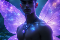 Brought to life through AI,Capturing the Pristine and Elusive Male Fairy.