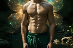 Brought to life through AI,Capturing the Pristine and Elusive Male Fairy.