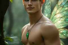 Brought to life through AI,Capturing the Pristine and Elusive Male Fairy.