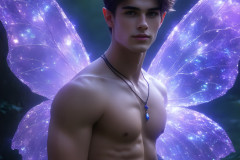 Brought to life through AI,Capturing the Pristine and Elusive Male Fairy.