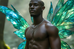 Brought to life through AI,Capturing the Pristine and Elusive Male Fairy.