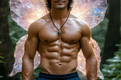 Brought to life through AI,Capturing the Pristine and Elusive Male Fairy.