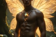 Brought to life through AI,Capturing the Pristine and Elusive Male Fairy.