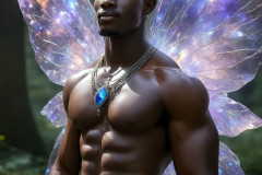 Brought to life through AI,Capturing the Pristine and Elusive Male Fairy.