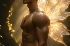 Brought to life through AI,Capturing the Pristine and Elusive Male Fairy.