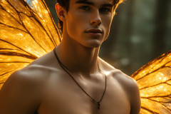 Brought to life through AI,Capturing the Pristine and Elusive Male Fairy.