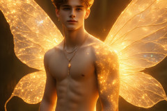 Brought to life through AI,Capturing the Pristine and Elusive Male Fairy.