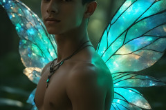 Brought to life through AI,Capturing the Pristine and Elusive Male Fairy.