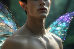 Brought to life through AI,Capturing the Pristine and Elusive Male Fairy.