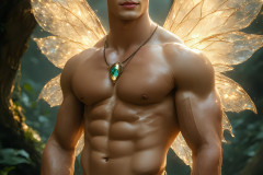 Brought to life through AI,Capturing the Pristine and Elusive Male Fairy.